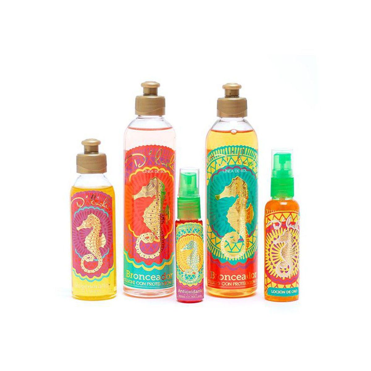 D'LUCHI - Kit bronceo dluchi aceites regenerador antioxi y loción