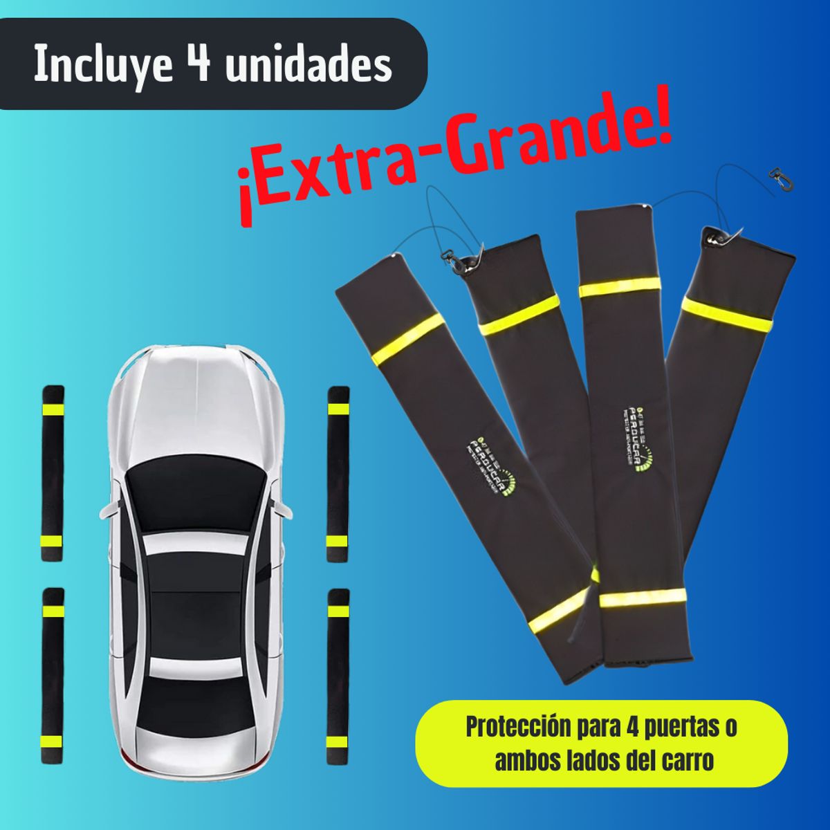 GENERICO - Protección Max Portazo Carro Magnético Ideal X 2u