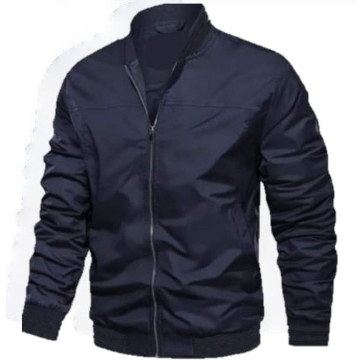 URBAN PLUS - Chaqueta hombre bomber casual azul oscuro hubble