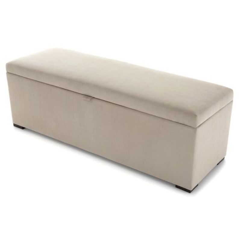 DISEÑOS RAMONA'S - Puff Baúl 80x40 lizo Beige