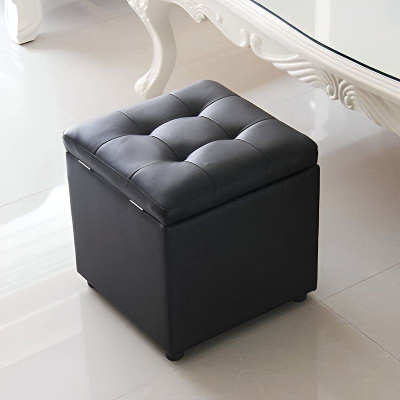 DISEÑOS RAMONA'S - Puff Baúl 40x40 Negro
