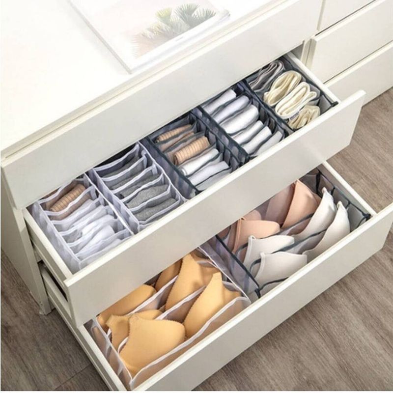 ONE PIXEL - Organizador De Ropa Interior Y Medias Divisor Cajon