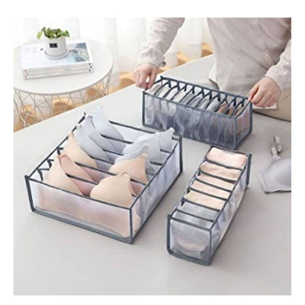 ONE PIXEL - Organizador De Ropa Interior Y Medias Divisor Cajon