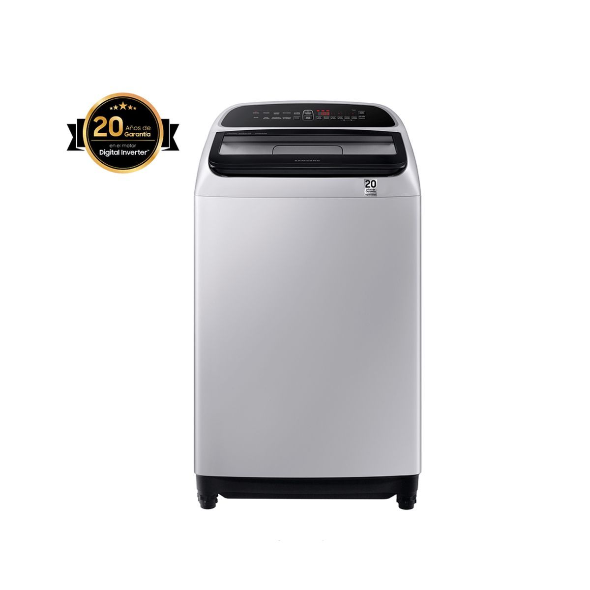 SAMSUNG - Lavadora Samsung 15Kg 33Lb Inverter Gris WA15T5260BYCO