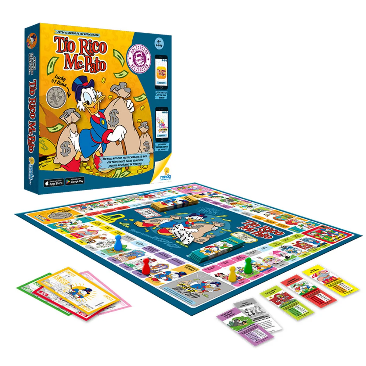 DISNEY - MONOPOLIO TIO RICO PEQUEÑO-