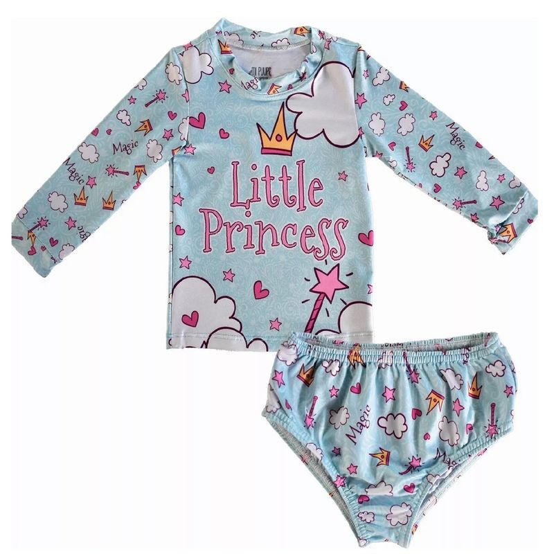 MUNDO BEBE - Vestido de baño de 2 piezas  para bebé niña