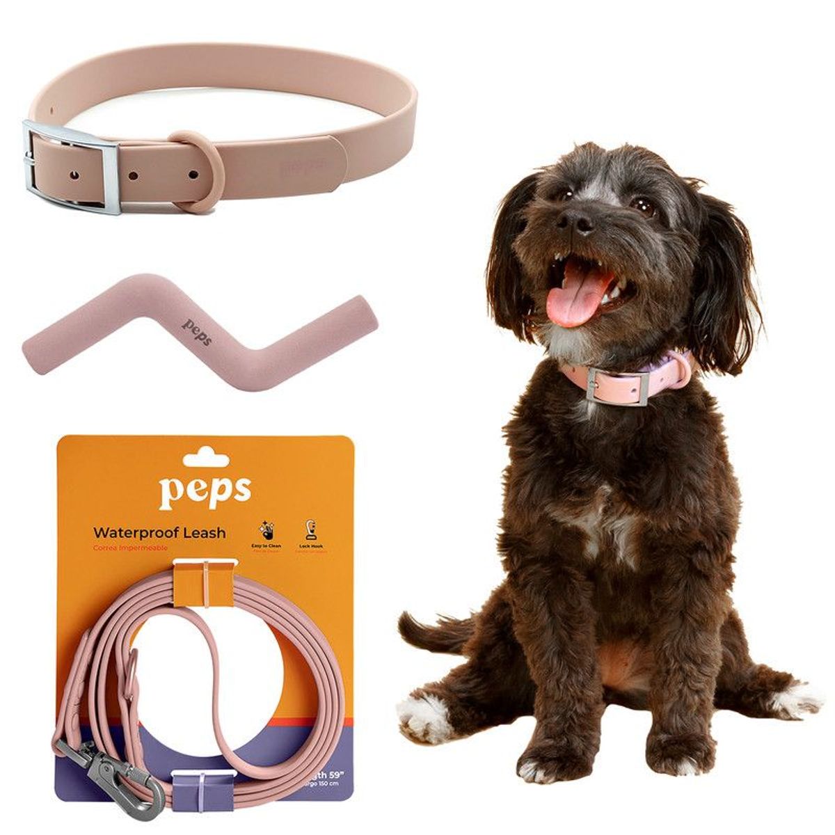 PEPS WE LOVE BEST FRIENDS - Correa Juguete Collar Perro Peps Kit De Juego Para Mascota-
