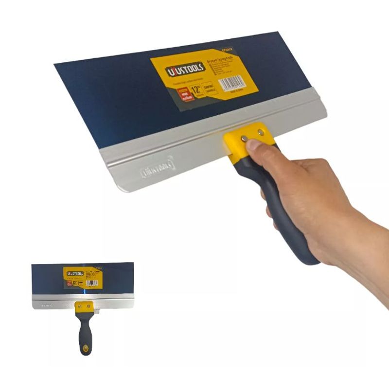 UYUSTOOLS - Espatula Gypsom 12 Flexible Yeso Drywall Empaste Uyustools