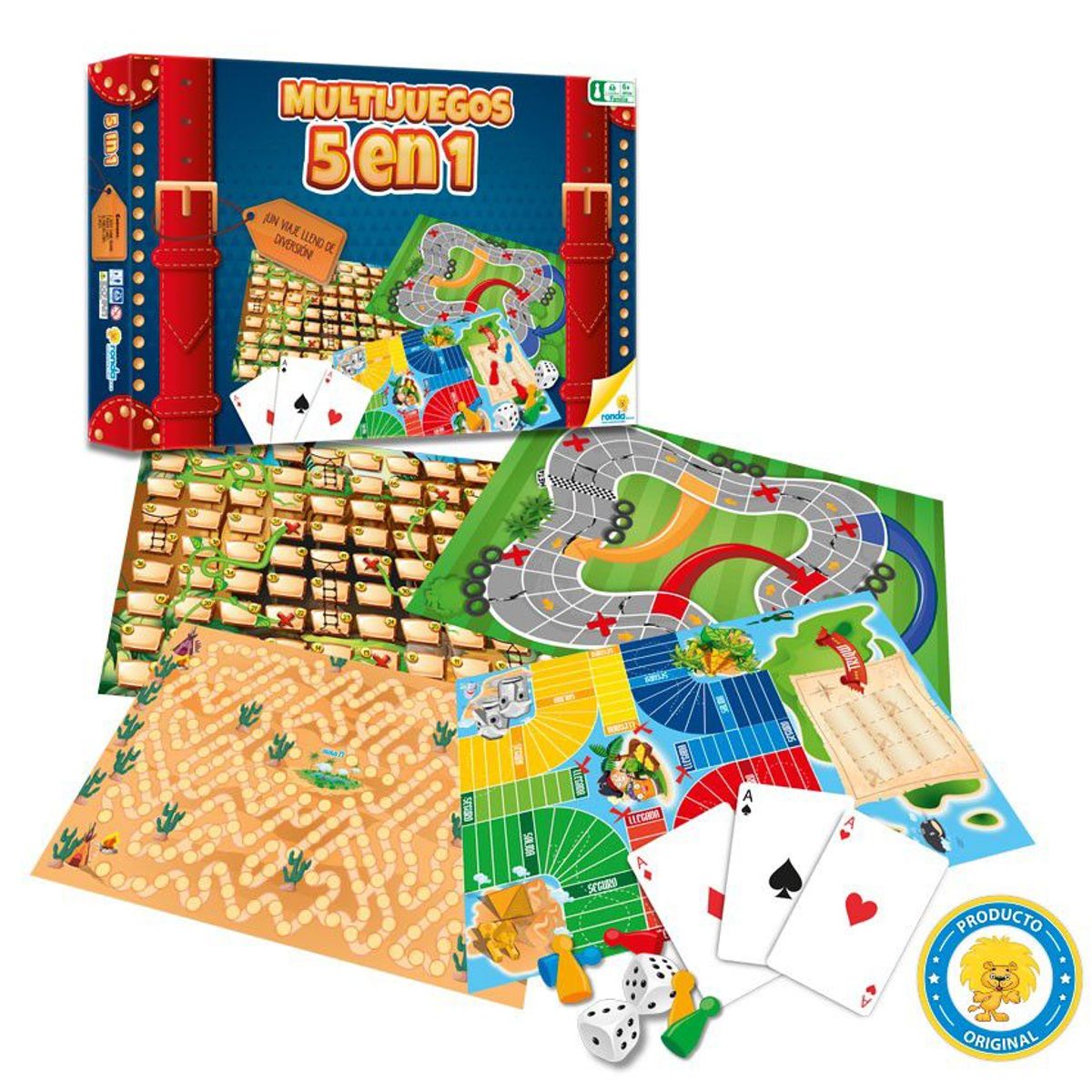 RONDA - Multijuegos 5 En 1 Ronda - Multicolor