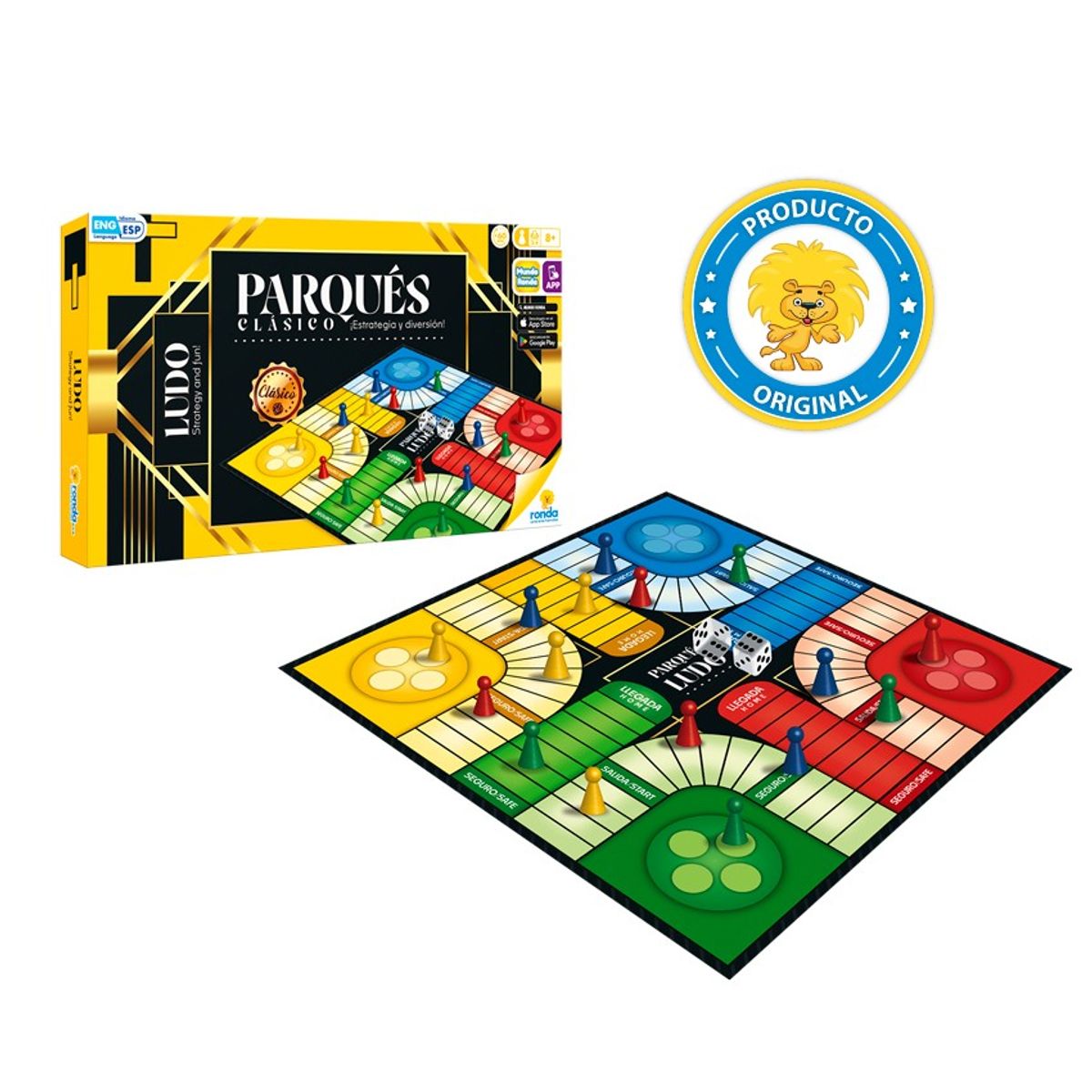RONDA - PARQUES CLÁSICO JUEGO DE MESA RONDA
