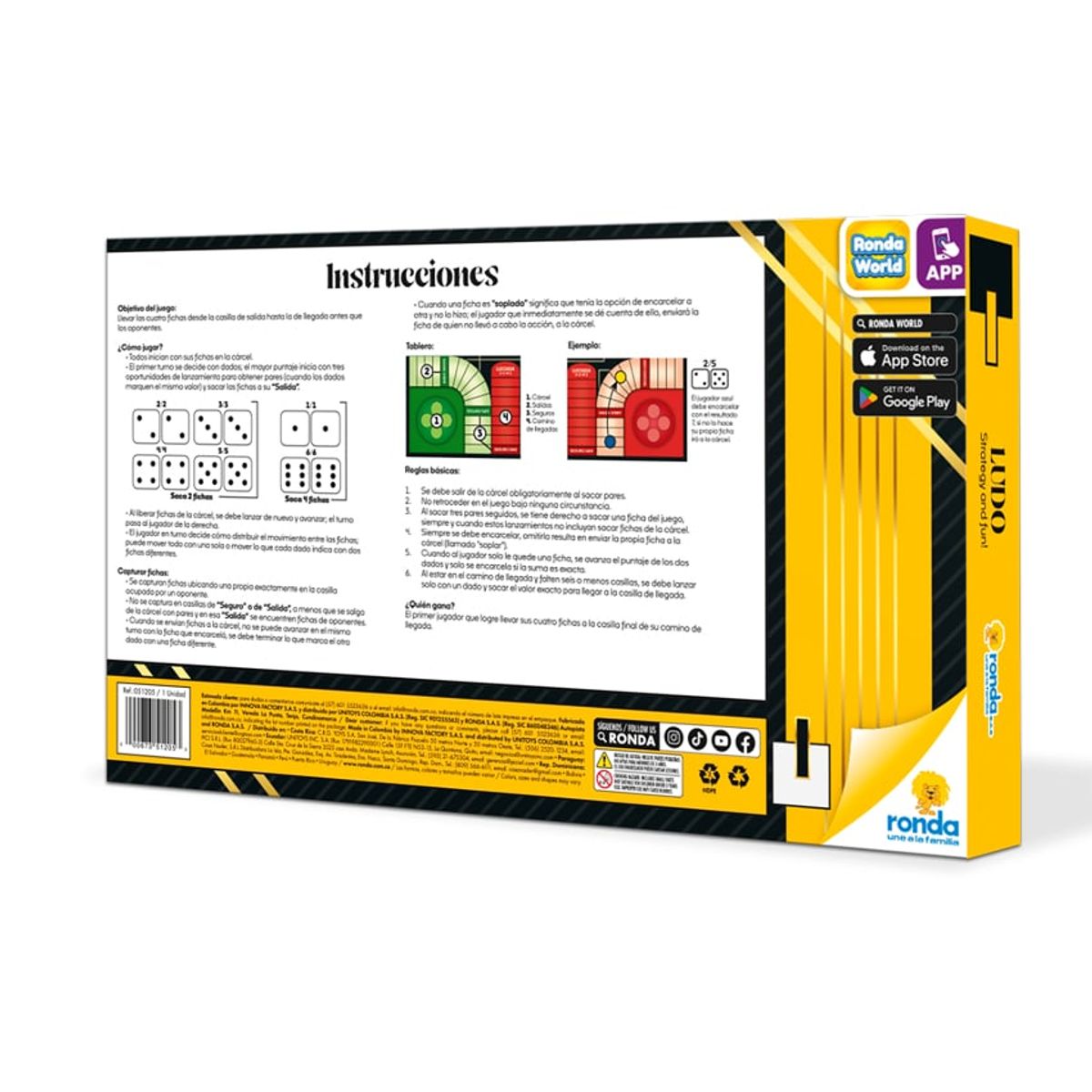 RONDA - PARQUES CLÁSICO JUEGO DE MESA RONDA