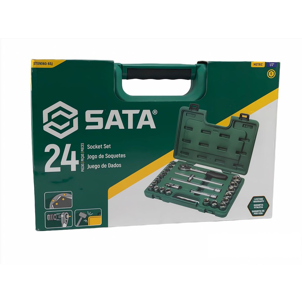 GENERICO - Juego De Copas 24piezas Cuadrante De 12 Profesional Sata