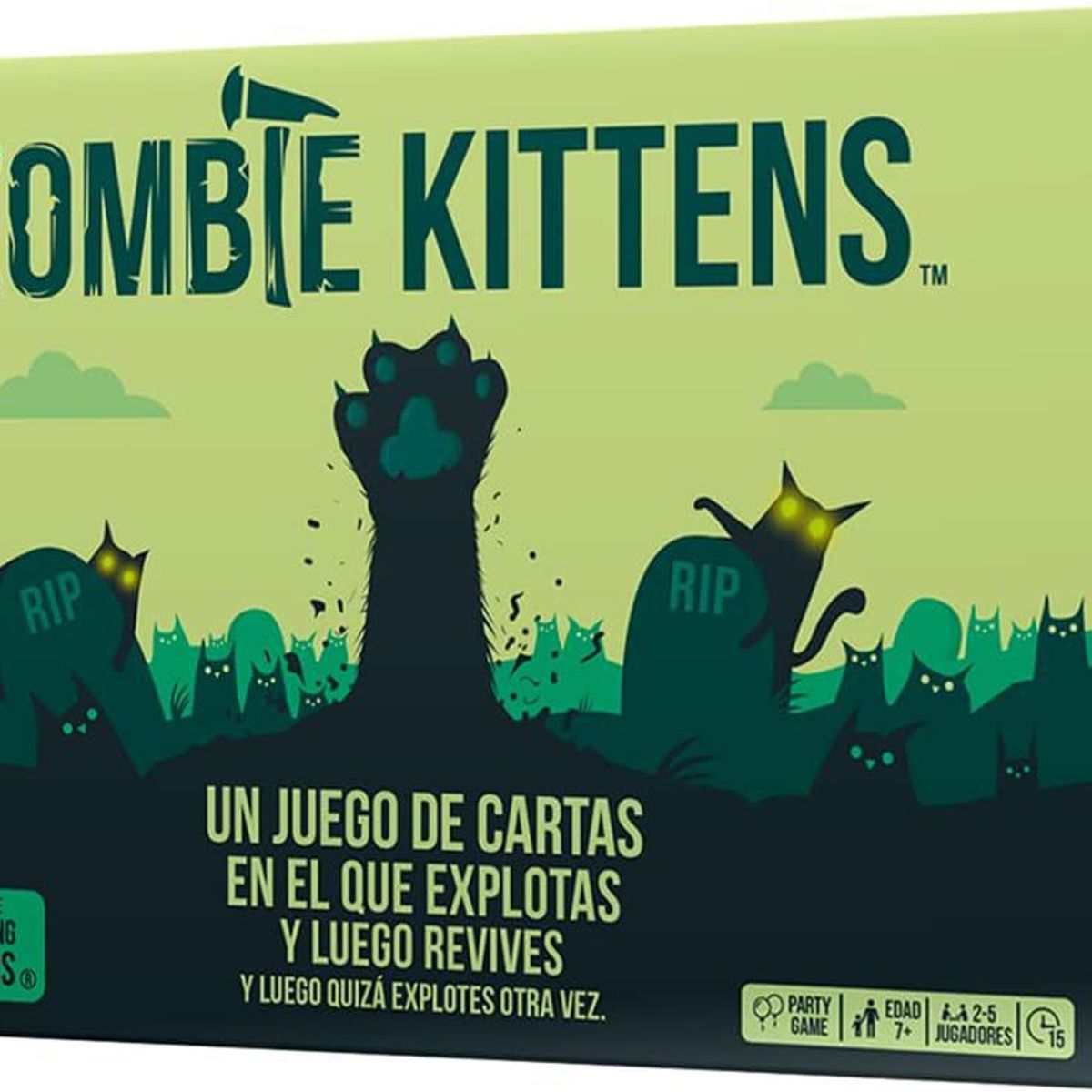 ASMODEE - Juegos De Mesa Zombie Kitten Para Niños Y Adultos