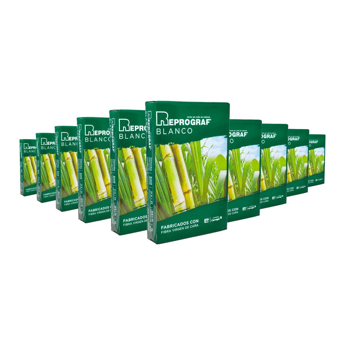 REPROGRAF - Resma Oficio Bond Reprograf 75 gr, 500 Hojas, Caja X 10