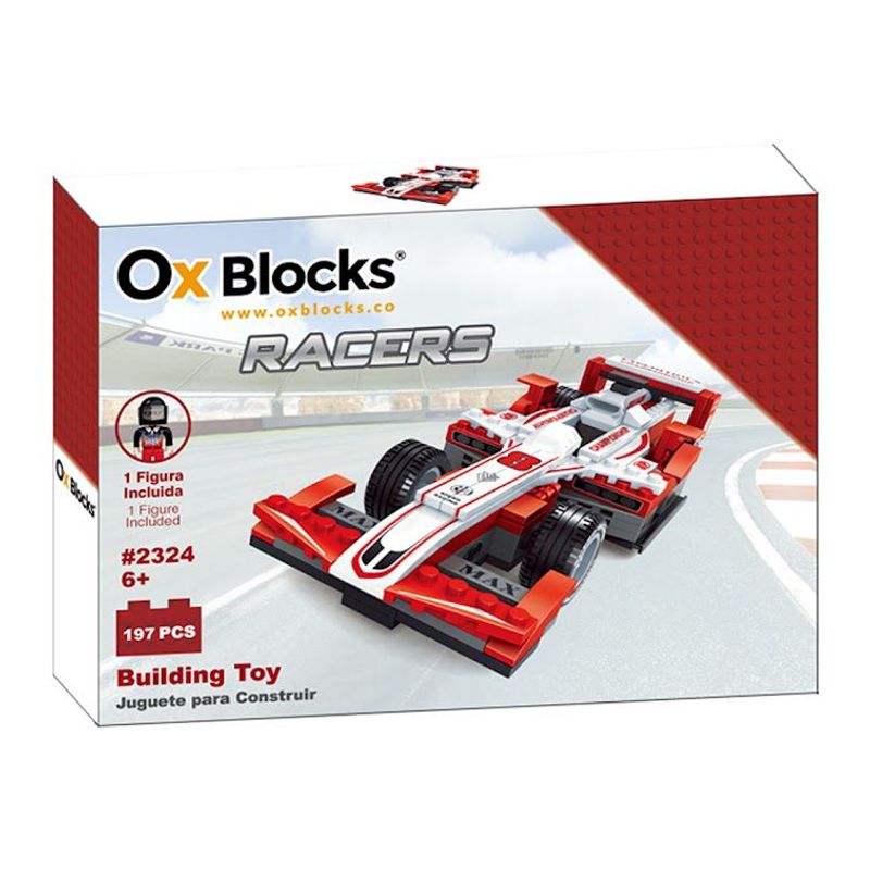 OX BLOCKS - OX Racers - Bloques de juguete para construir - 197 piezas