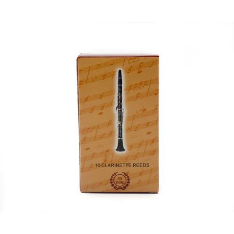 GENERICO - Caña Clarinete 2 1/2 Reeds Caja Por 10 Unidades.