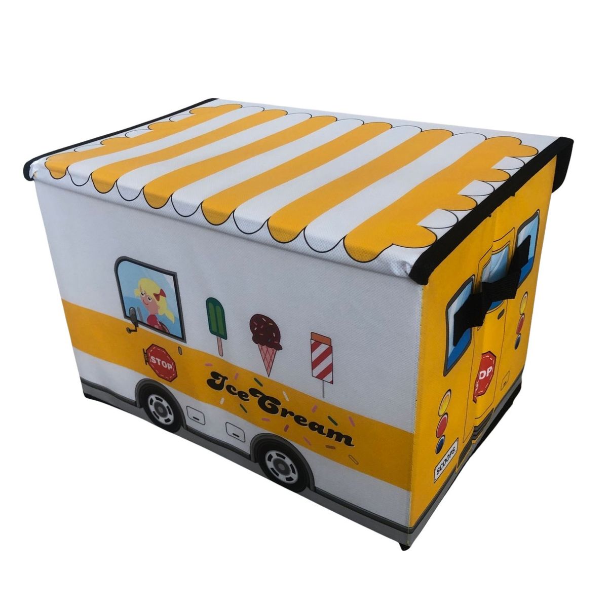 ENFANTASY - Organizador De Juguetes Y Ropa Infantil Caja Con Tapa
