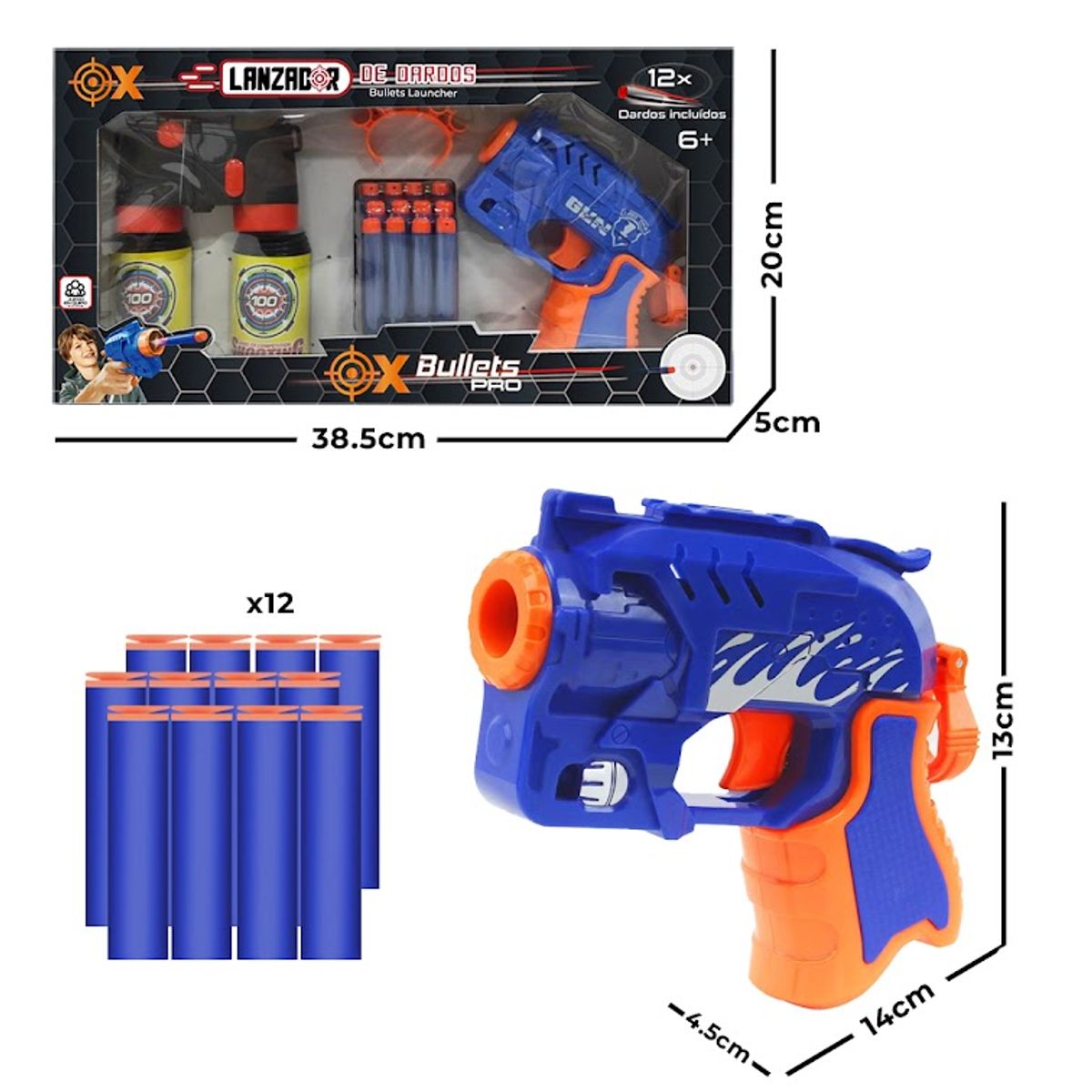 OX - Set lanzador de dardos - BS23146