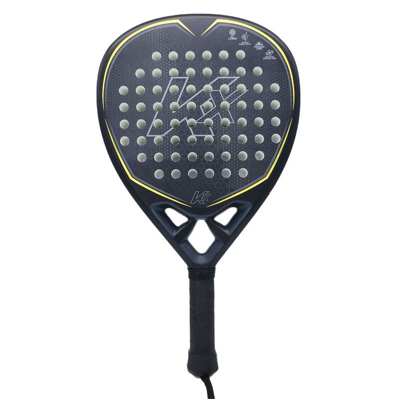 WILSON - Pala De Pádel Raqueta K6 Paddle Carbon Attacker Spin