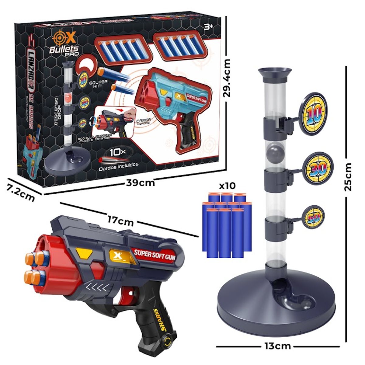 OX BLOCKS - Set lanzador de dardos - BS23147