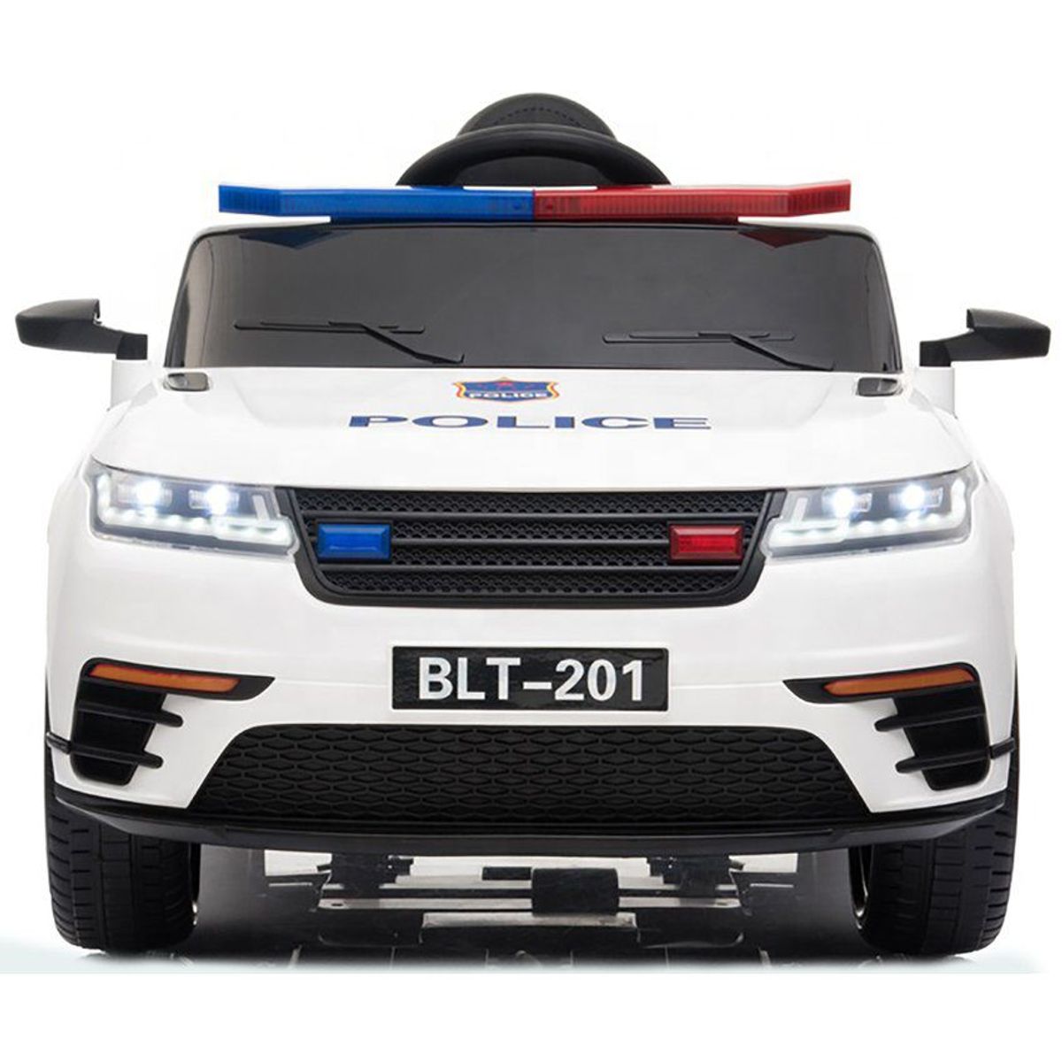 BEBESUNITA - Carro Electrico Niños Land Rover Llanta Caucho 12v - Blanco