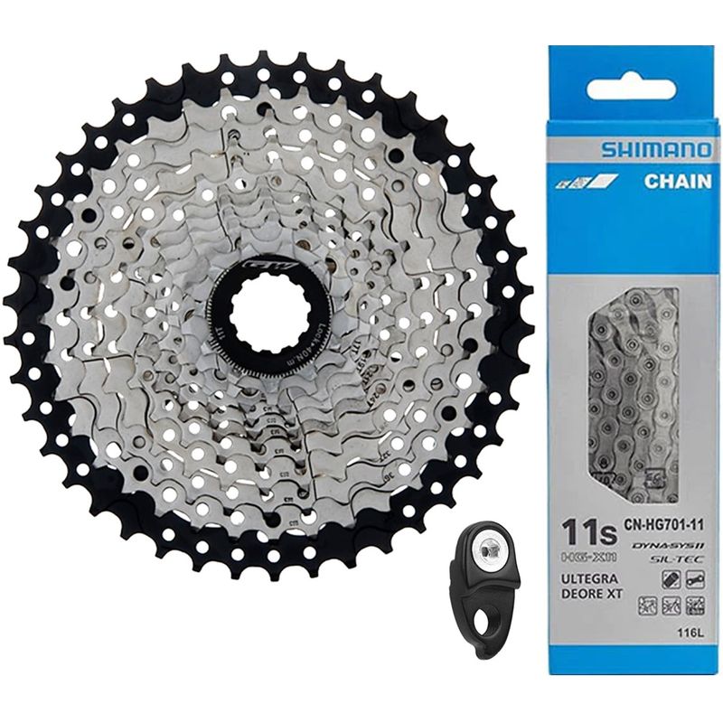 GW - Pacha Gw cadenilla Shimano Bicicleta Cassette 11v11-42 Hg701