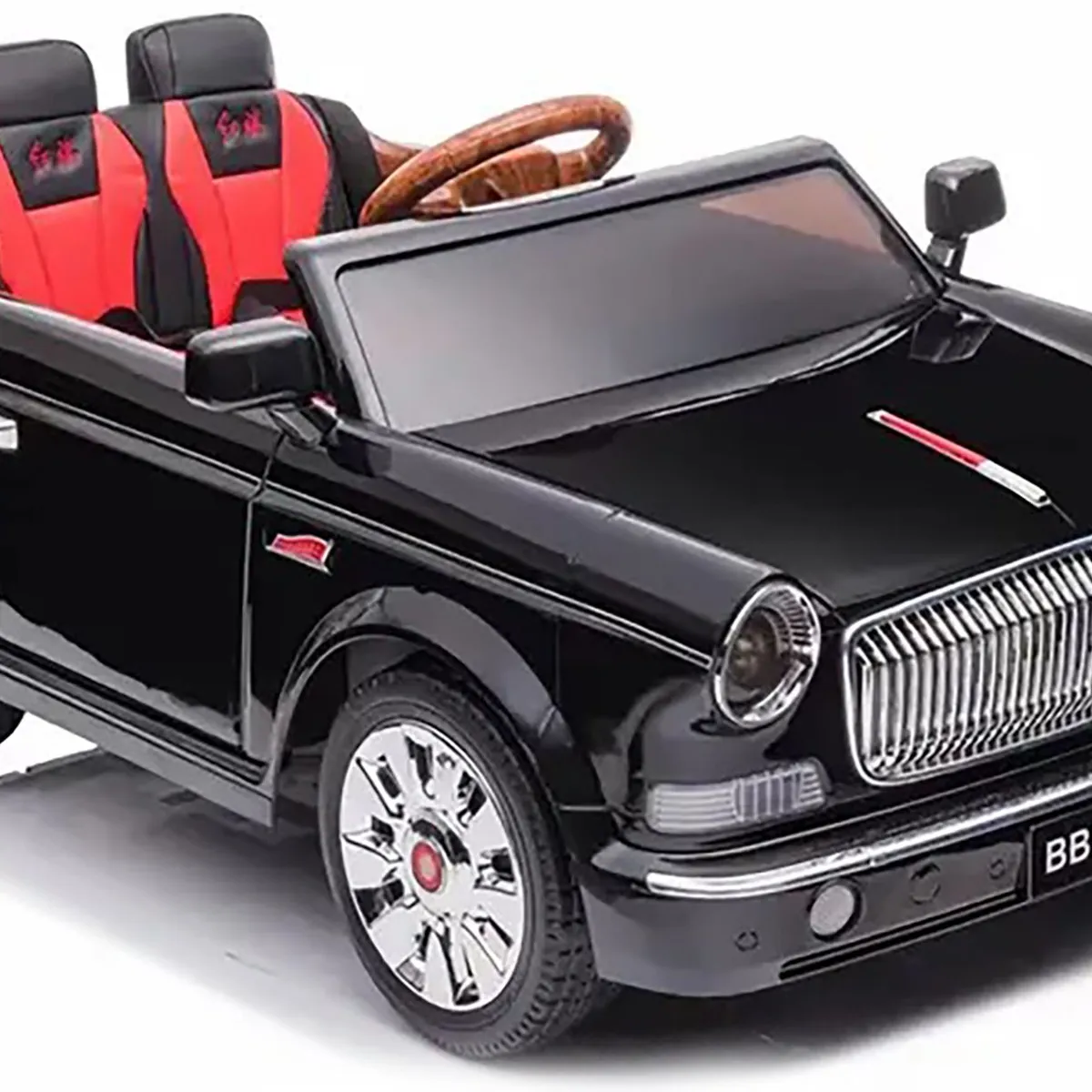 BEBESUNITA - Carro 4x4 electrico 5 motores llanta caucho control - Negro