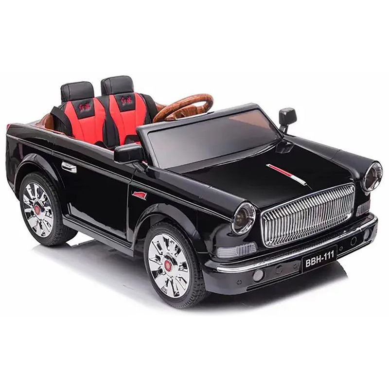 BEBESUNITA - Carro 4x4 electrico 5 motores llanta caucho control - Negro