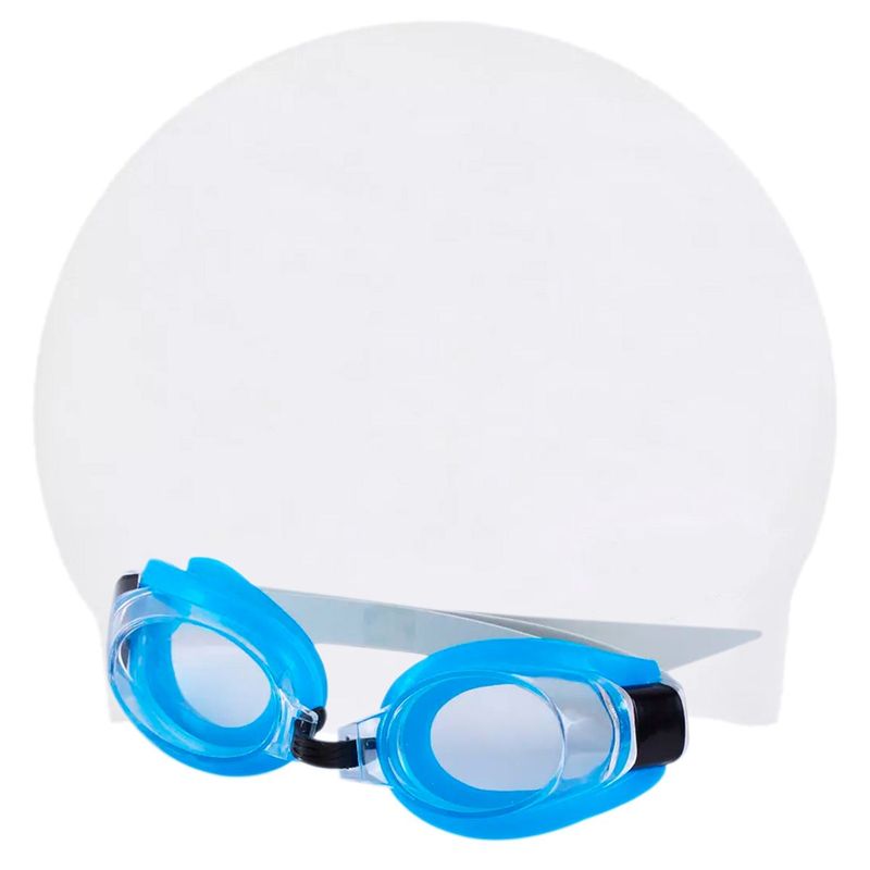 GENERICO - Set natación intex kit x 3 gafas gorro silicona y tapa oidos