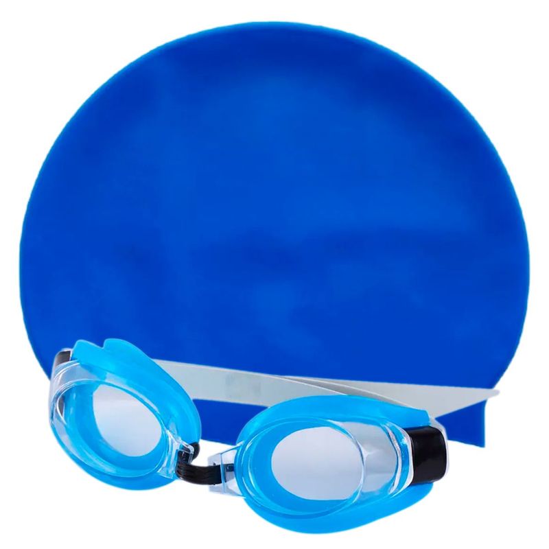 GENERICO - Set natación intex kit x 3 gafas gorro silicona y tapa oidos
