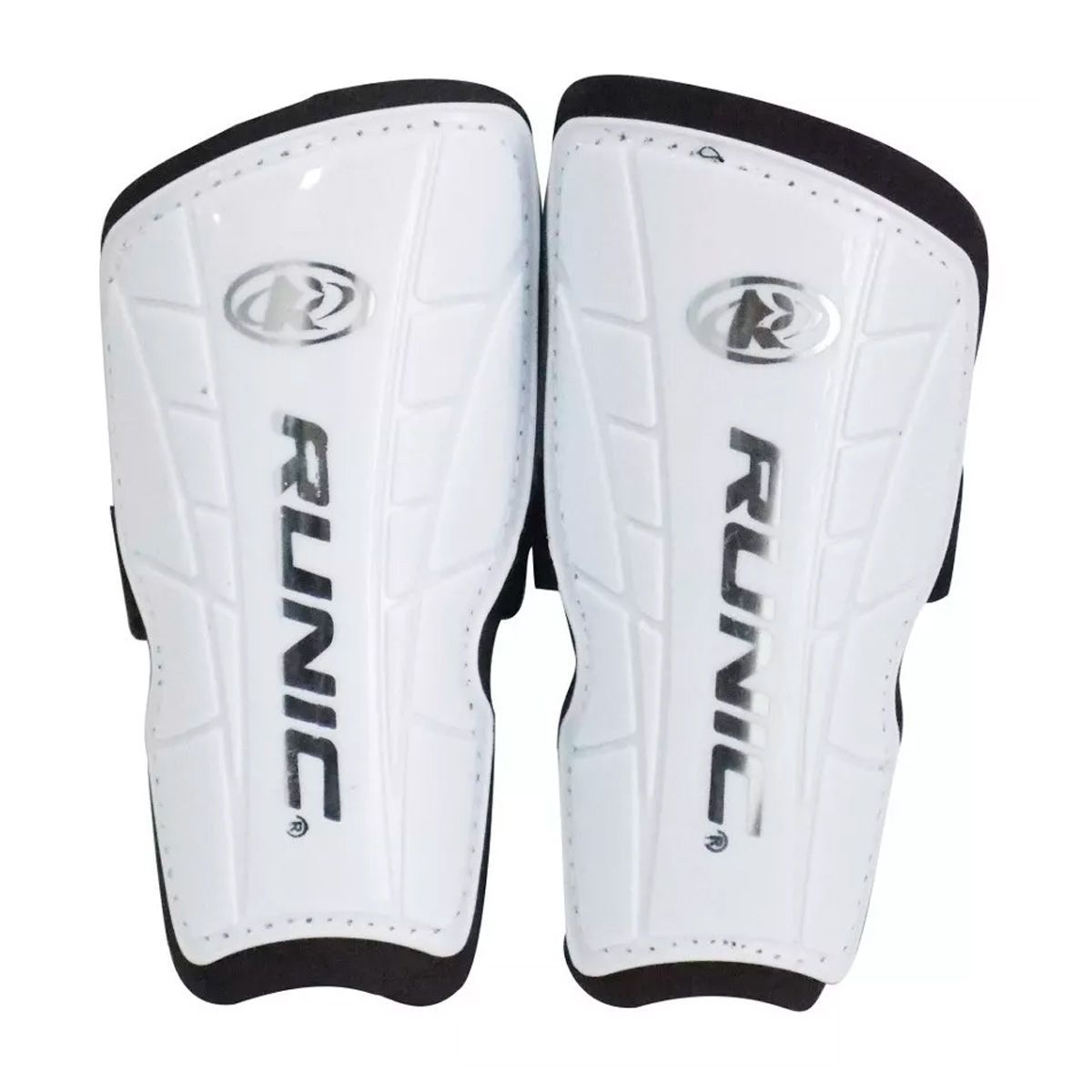 RUNIC - Canillera Espinillera Con Tensor 100 Original Blanco Pequeña