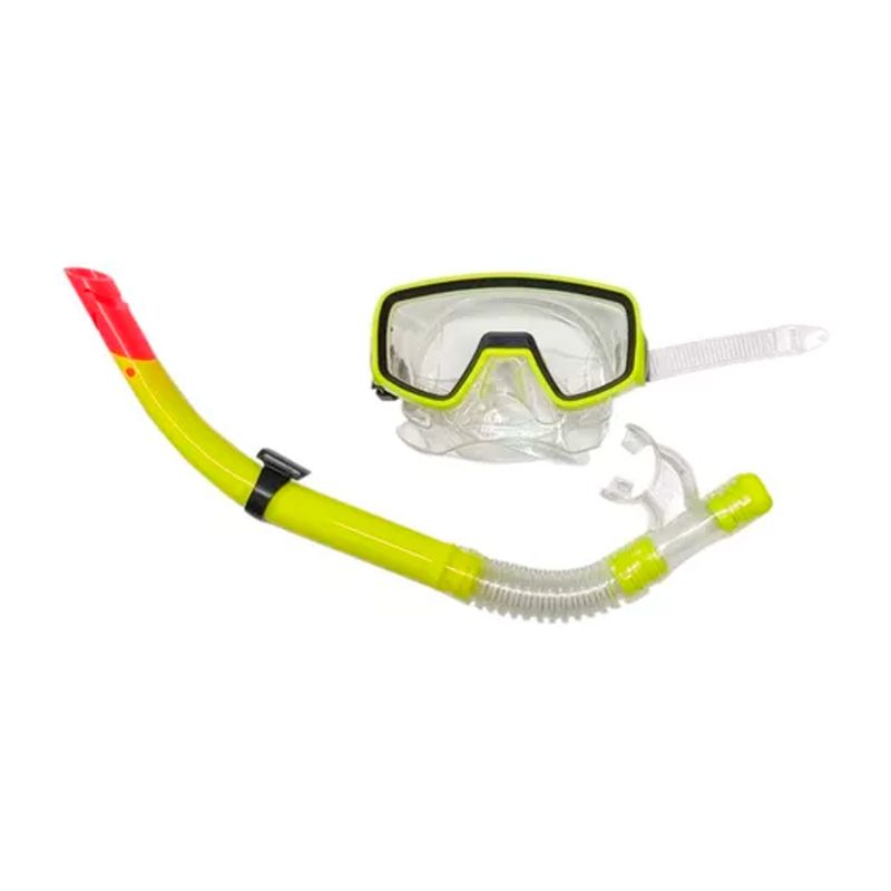 SWIMMER - Set Careta Snorkel Adulto Doble Válvula Swimmer Buceo