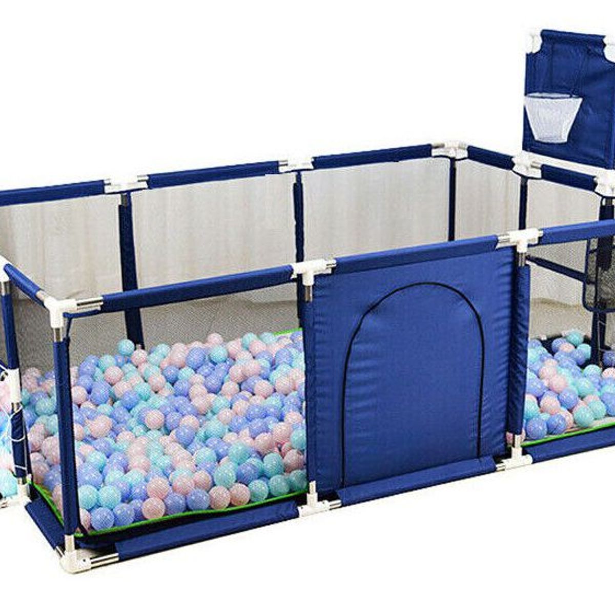 GENERICO - Parque Infantil Tipo Corral De Malla Para Bebes - Azul