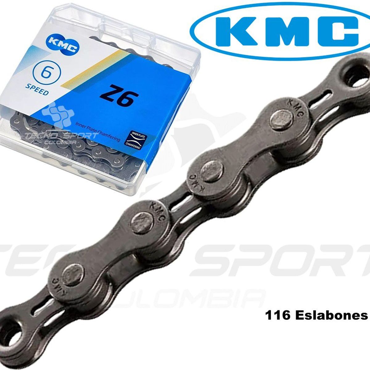 SHIMANO - Pacha Cadenilla Bicicleta Shimano 14-28 Tz500 Kmc 6v Z6