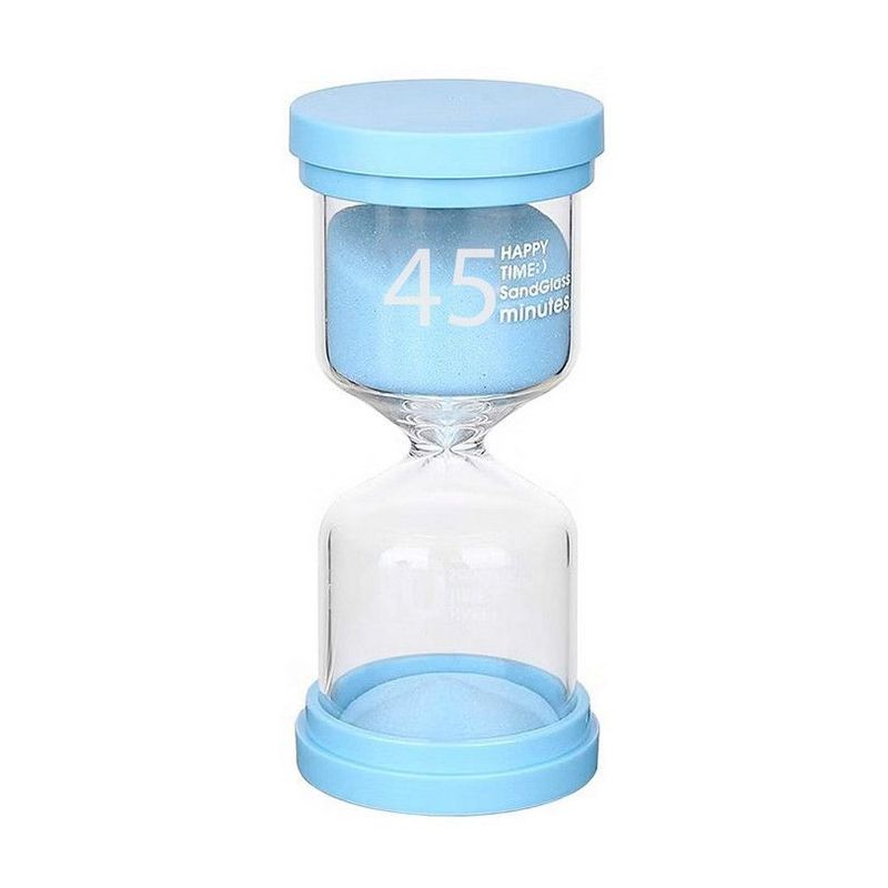 DAYOSHOP - Reloj De Arena Azul 45 Minutos Temporizador Decoraciòn
