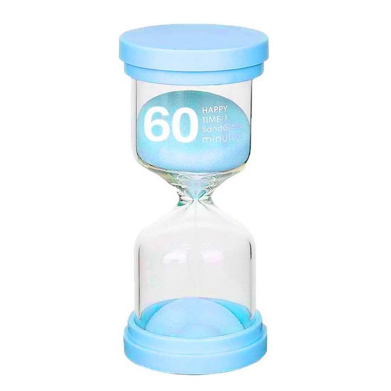 DAYOSHOP - Reloj De Arena Azul 60 Minutos Temporizador Decoraciòn