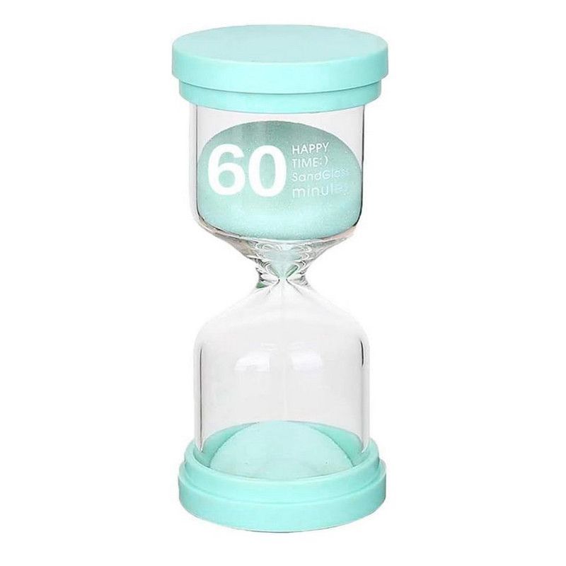 DAYOSHOP - Reloj De Arena Turquesa 60 Minutos Temporizador Decoraciòn