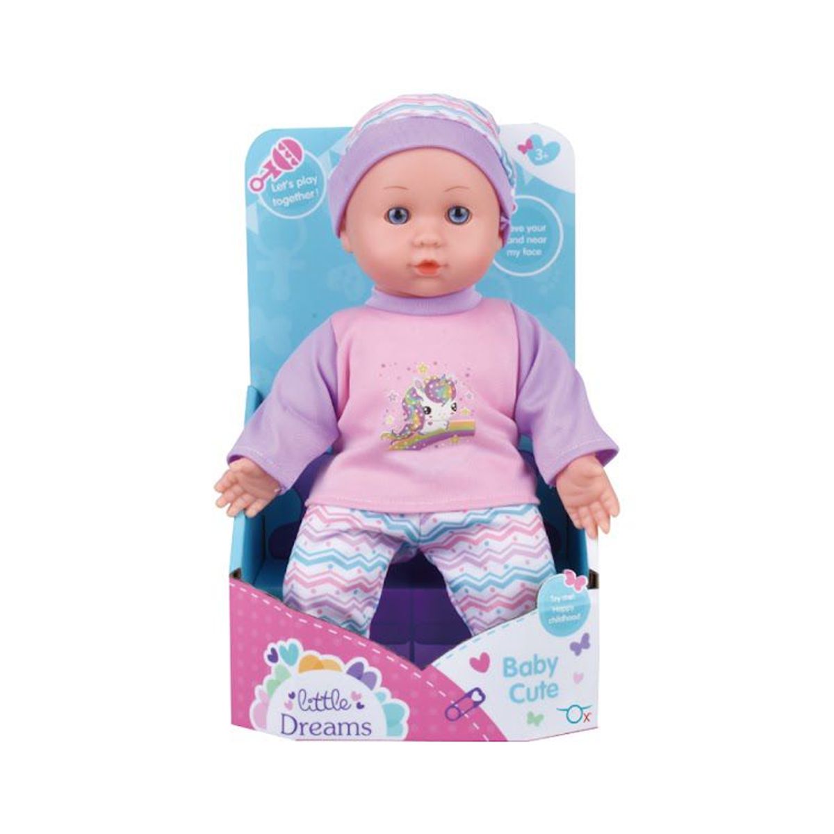 OX TOYS - Muñeca de 12 pulgadas con sonido, en dos modelos surtidos..