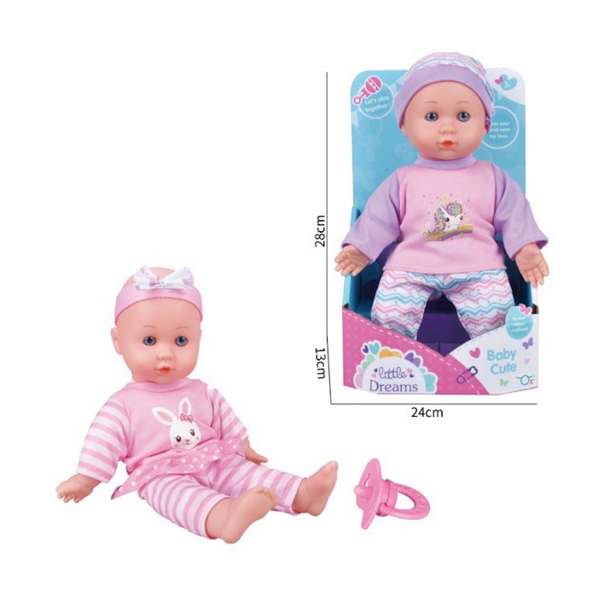 OX TOYS - Muñeca de 12 pulgadas con sonido, en dos modelos surtidos..