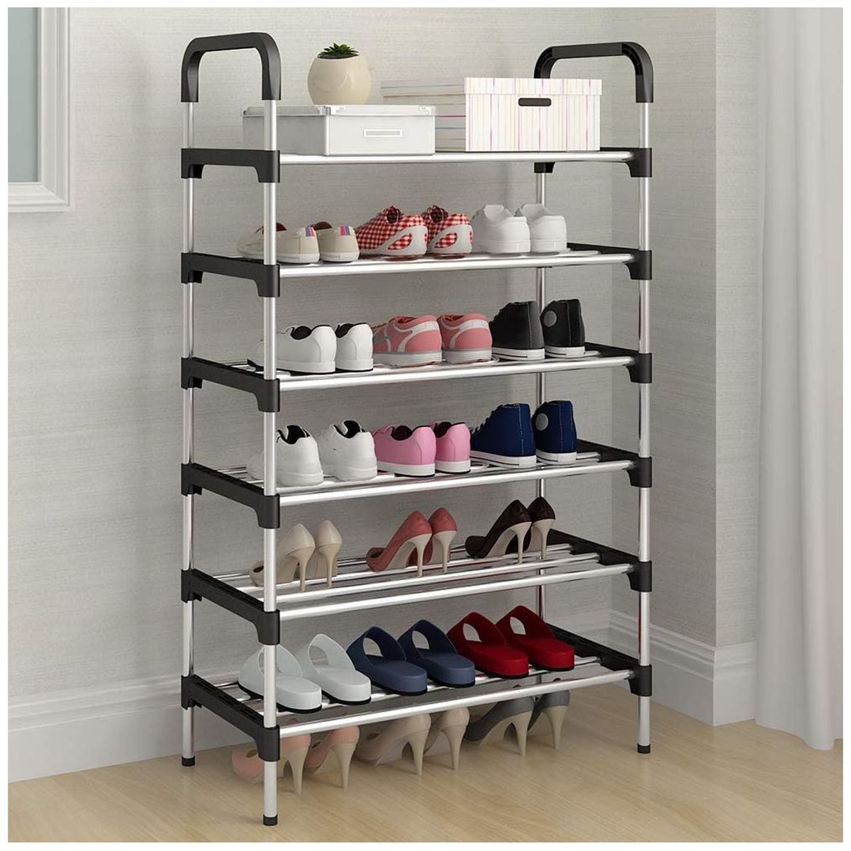 ONE PIXEL - Zapatero 5 Niveles Organizador Zapatos Ajustable