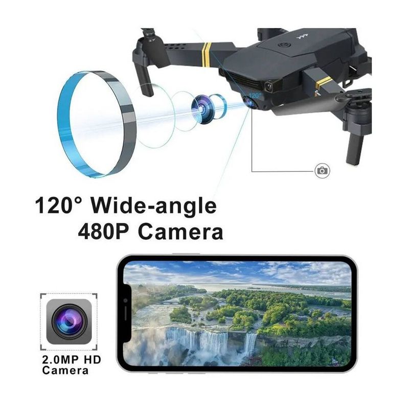 ONE PIXEL - Drone Plegable Con Cámara Wifi Fvp Control 998W