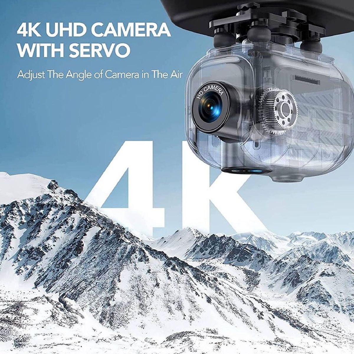 ONE PIXEL - Dron Potensic P5 4K Wifi 5G Gps Negro