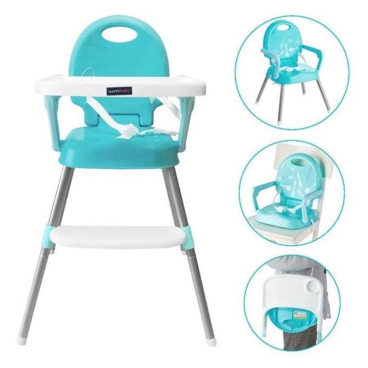 BEBESUNITA - Silla comedor Bebe 3 en 1 multifuncional + Obsequio