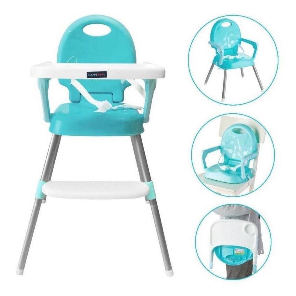 BEBESUNITA - Silla comedor Bebe 3 en 1 multifuncional + Obsequio
