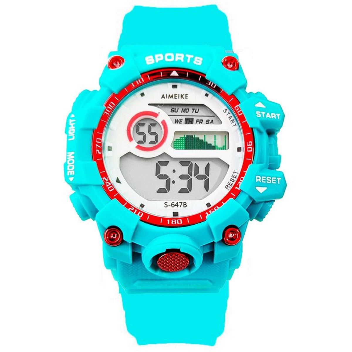 DAYOSHOP - Reloj Digital Resistente Al Agua Impermeable S647 + Estuche.
