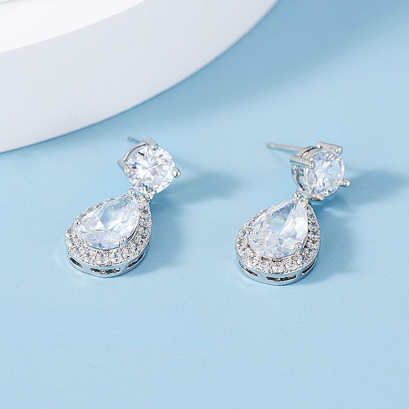 VERAMOREST - Aretes Platinados Luz Veramorest