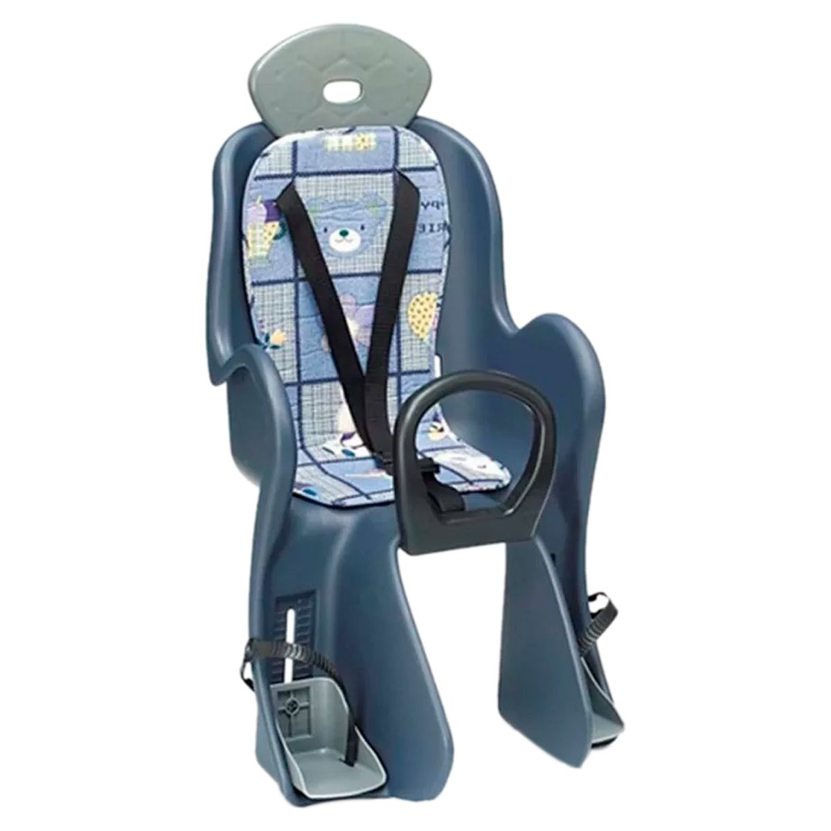 GENERICO - Silla Para Bicicleta Bebés Niños Hasta 5 Años + Parrilla