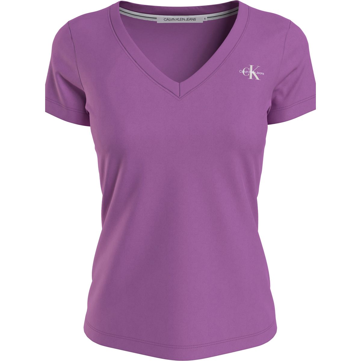 CALVIN KLEIN - Camiseta Con Logo Mujer Morado Calvin Klein