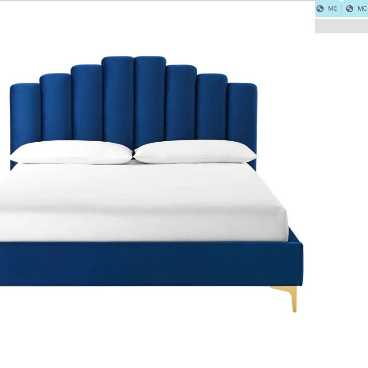 GENERICO - Cama MOON doble 140x190cm