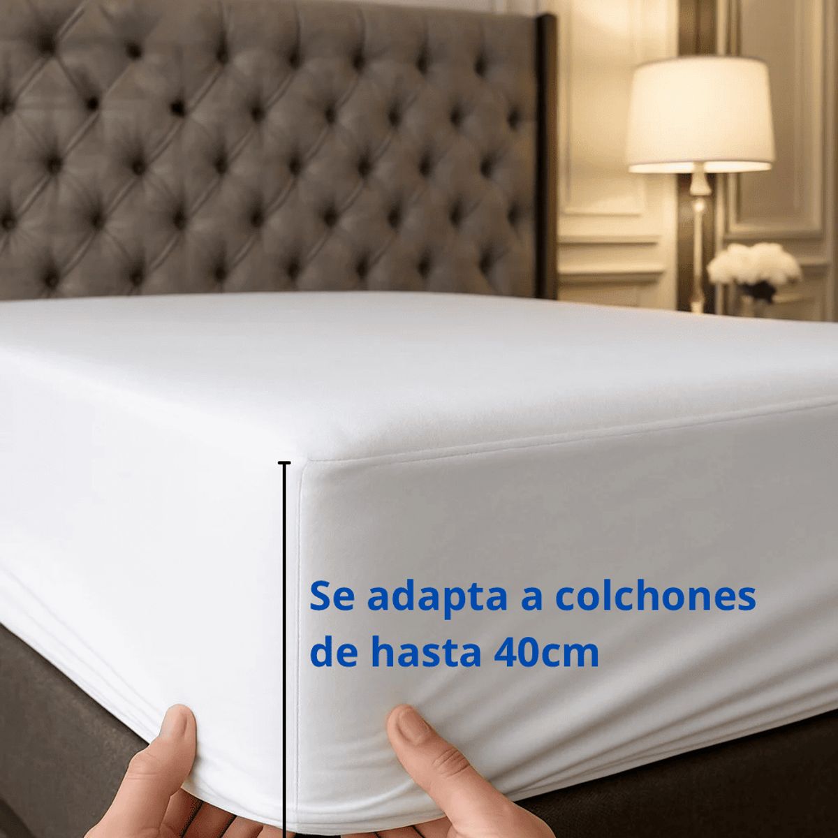 NUBEFLEX - Protector De Colchón 100x190cm Impermeable Sencillo Nubeflex